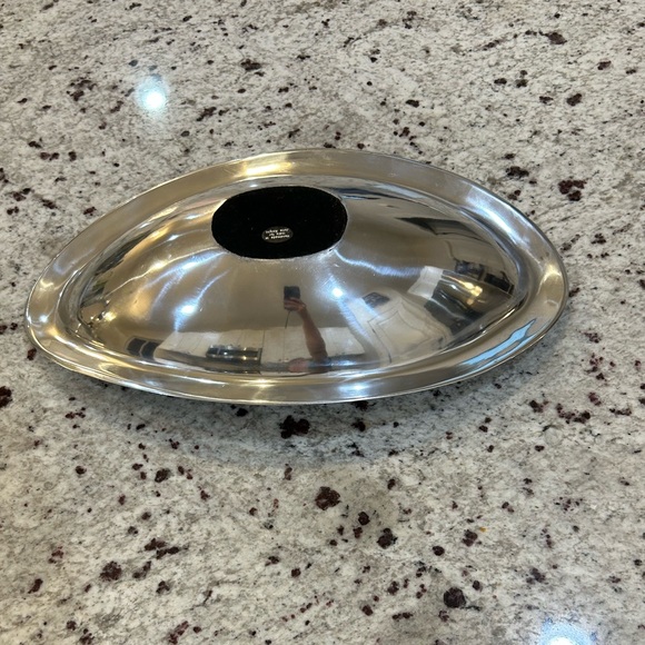 Julia Knight 16-inch red enamel Oval Bowl - Picture 9 of 13